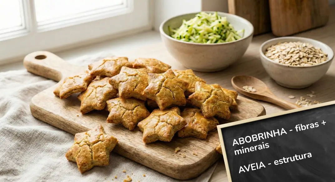 batata-doce (fibras + energia estável), baunilha (aroma natural). (9)